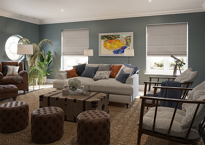 Oslo, Linen - Roman Blind - Image 6